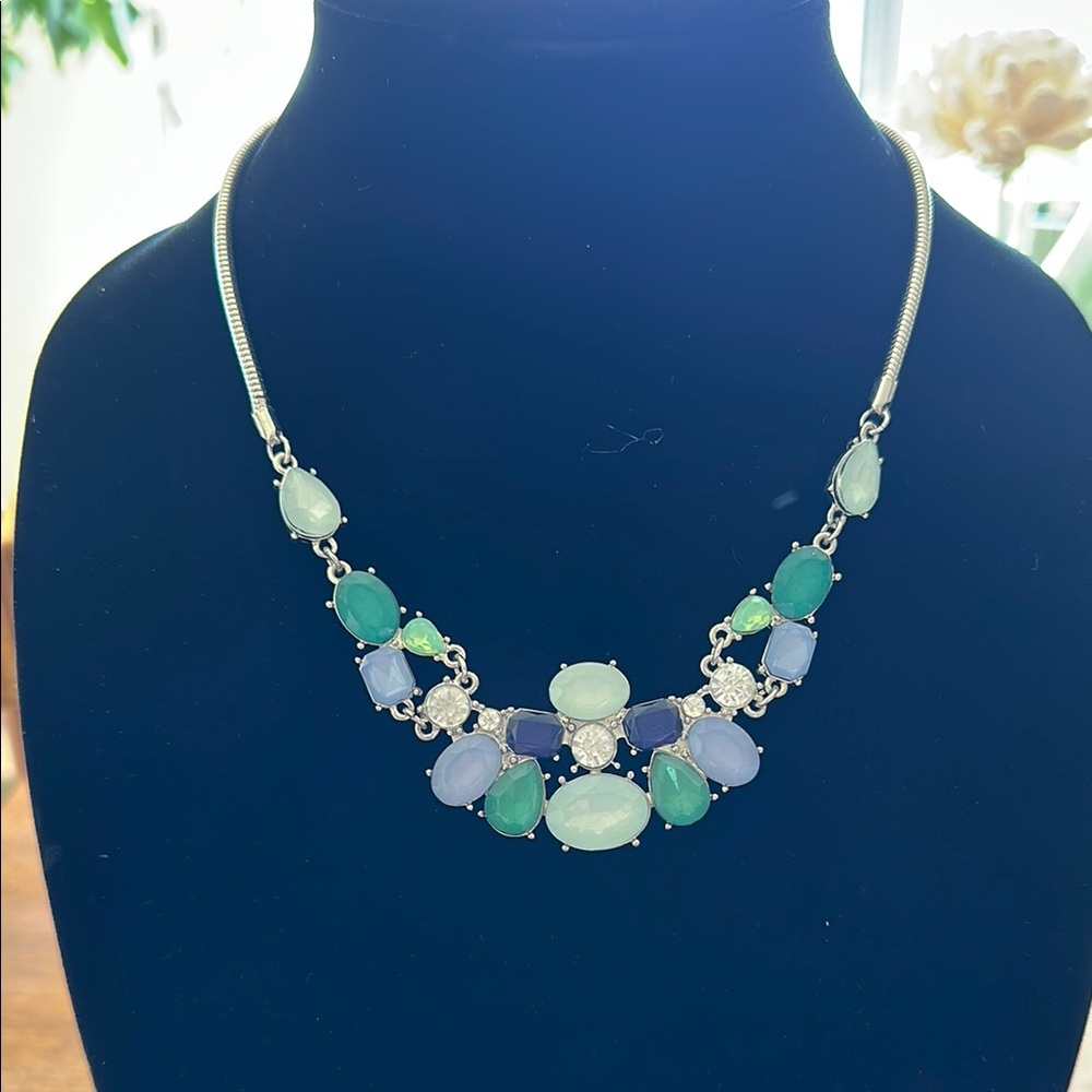 Elegant Multi-Color Gemstone Necklace